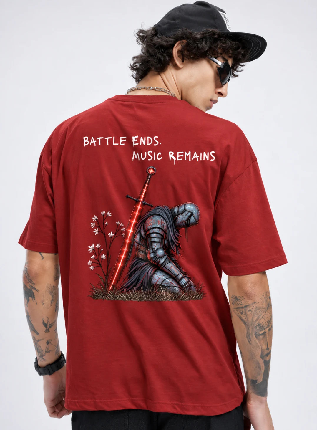 Music remains | Album of Knyt  | Unisex Oversized Classic T-Shirt