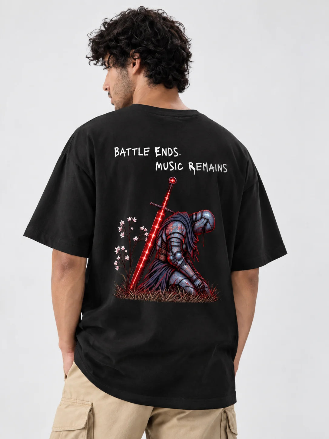 Music Remains | Album of Knyt | Unisex Oversized Classic T-Shirt