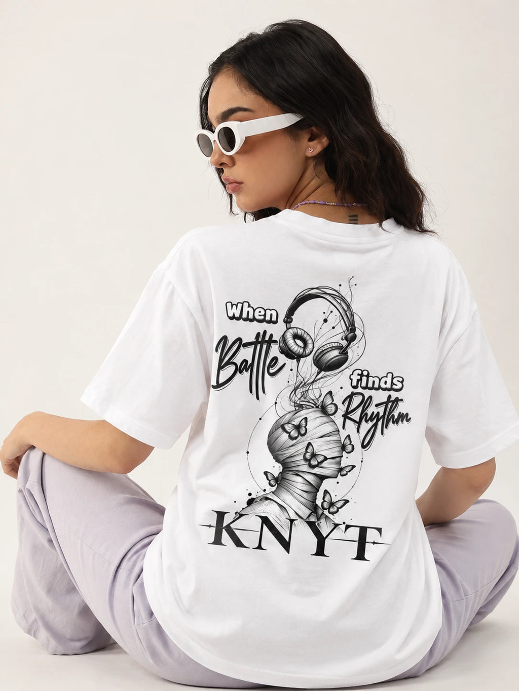Battle-Rhythm | Album of Knyt  | Unisex Oversized Classic T-Shirt