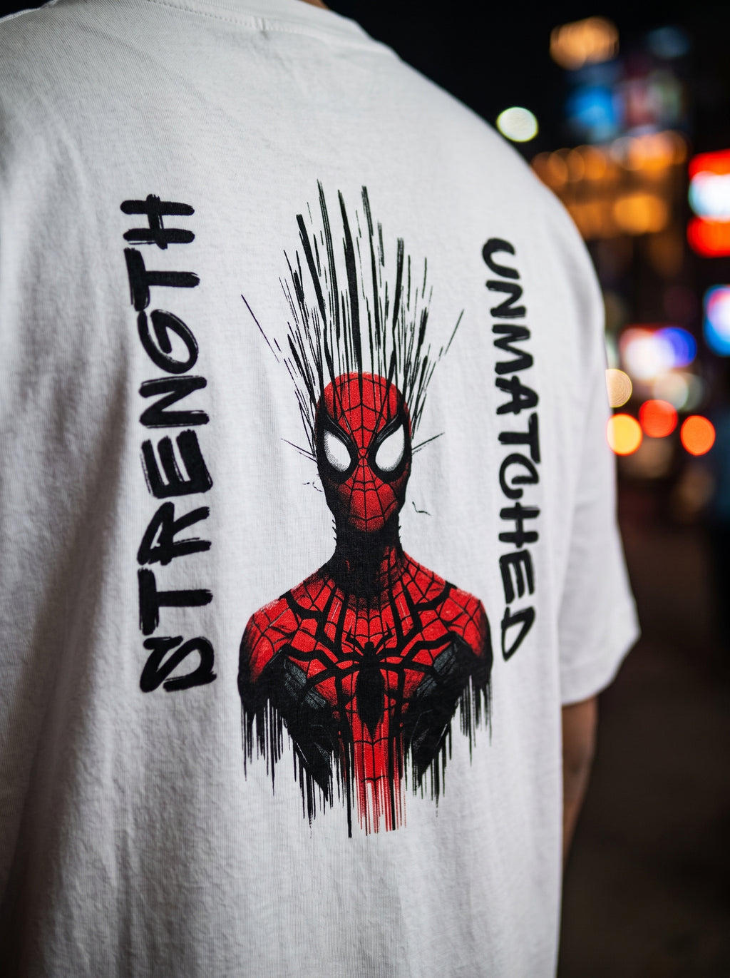 Strength Unmatched in Dark | Spidey | Unisex Oversized Classic T-Shirt