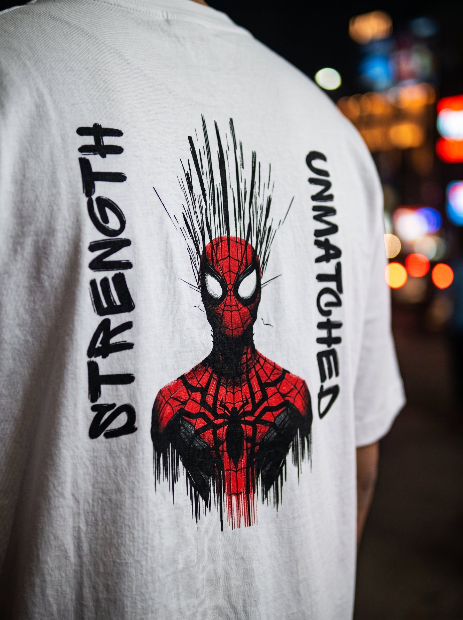 Strength Unmatched in Dark | Spidey | Unisex Oversized Classic T-Shirt