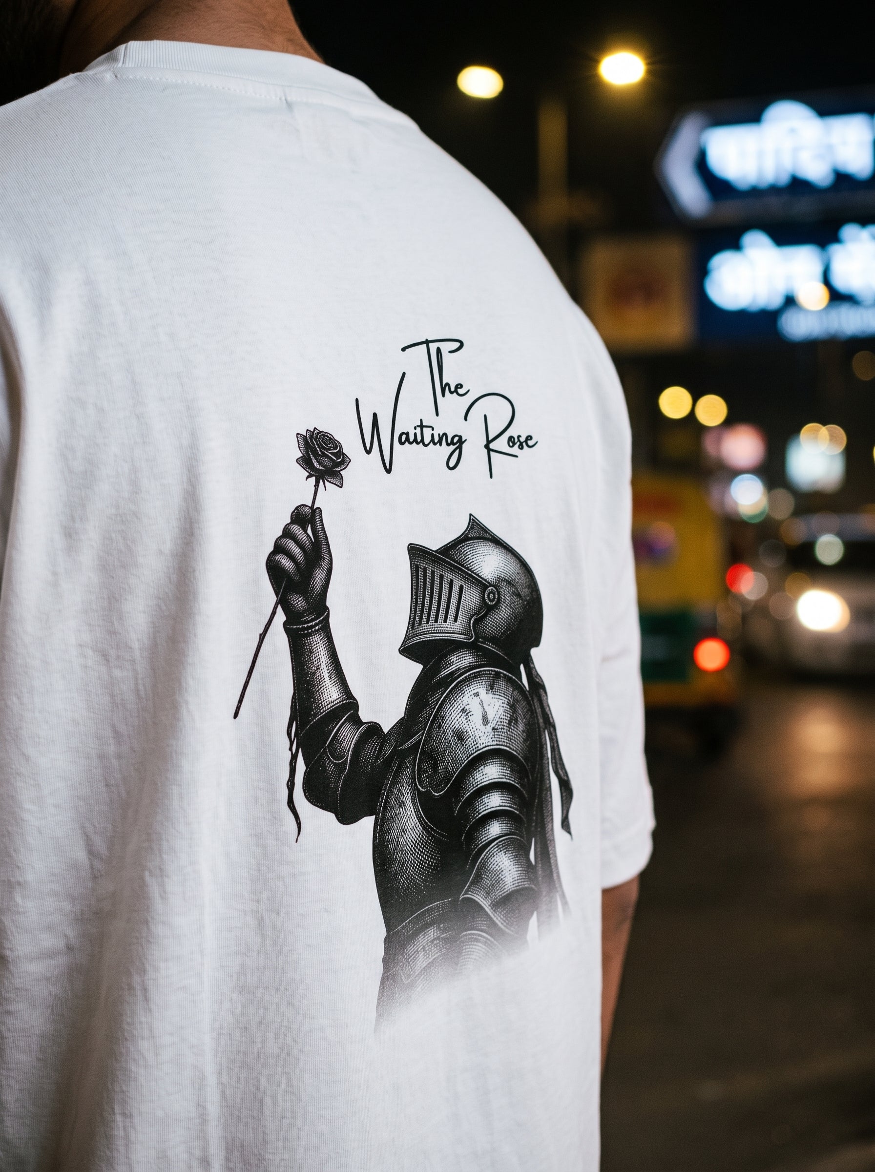 The Waiting Rose | Unisex Oversized Classic T-Shirt